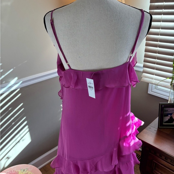 Women’s~ NWT~Gorgeous Orchid Ruffle Maxi Dress! 🌺 - Picture 9 of 16